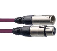 Stagg 3M/10F Purple Mic Cable XLR Female-XLR Male
