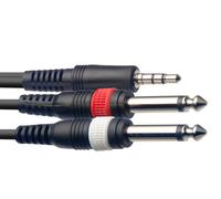 Stagg 3M/10F Split Moulded Mini Stereo Plug-2 Plug