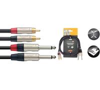 Stagg 3M/10Ft Twin Cable Plug-RCA Male DLX