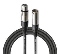 Stagg 3M / 10ft XLR to XLR Cable, 3-Pin Male to Female, Suitable for Microphone, PA System, Audio Mixer, Studio Monitors, Audio Recording