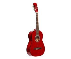 STAGG 4/4 CLASS.GUIT GLOSS RED