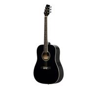 Stagg 4/4 Dreadnought Acoustic Guitar-Black