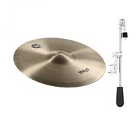 Stagg 6" SH Medium Splash & Gear4music Deluxe Weighted Cymbal Arm