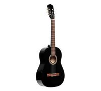 Stagg 6 String Classical Guitar, Right, Black, 1/2 Size (SCL50 1/2-BLK)