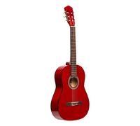 Stagg 6 String Classical Guitar, Right, Red, 1/2 Size (SCL50 1/2-RED)