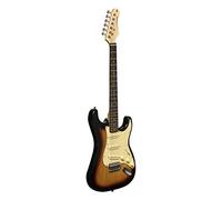 Stagg 6 String Solid-Body Electric Guitar, Right, Sunburst, Full (SES-30 SNB)