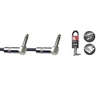 Stagg 60 cm Mono L-Jack Audio Patch Cable - Black