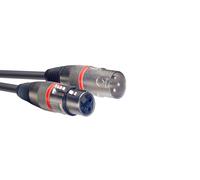 Stagg 6M/20Ft Mic Cabl XLR Female-XLR Male/Red