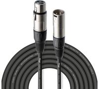 Stagg 6m Microphone Cable Black XLR PA DJ Studio Mic Lead