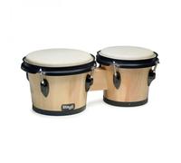 Stagg 7.5 + 6.5 Traditional Wood Bongos - Natural Finish