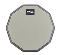 Stagg TD-08R Ten-Sided Desktop Practice Pad For Silent Stick Practice - 8"
