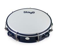 Stagg 8 Plastic Tambourine Black