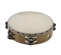 Stagg 8" Pre-tuned Wooden Tambourine - Two Jingles