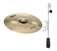 Stagg 8" Sensa Medium Splash & Gear4music Deluxe Weighted Cymbal Arm