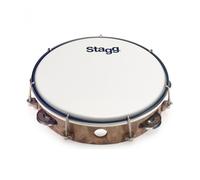 Stagg 8" Tambourine Wood Finish
