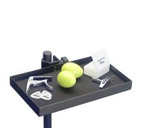 Stagg Accessory Tray with Clamp, Stand Attachment for Small Music Accessories