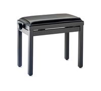 Stagg Adjustable Piano Bench Black Vinyl Gloss Black