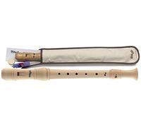 Stagg REC3-BAR/WD Soprano Recorder with Baroque Fingering Maple Wood