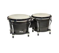 Stagg BW-200-BK Latin Wood Bongo Pair - Black