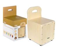 STAGG CAJ-KID N Front Board Basswood Kids Cajon with EasyGo Backrest, Natural