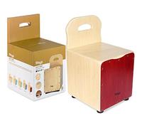 Stagg CAJ-KID RD Front Board Basswood Kids Cajon with EasyGo Backrest, Red
