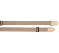 STAGG SNV5 BE Cotton Guitar Strap w/ Leather Ends, Beige (NEW)