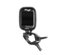 Stagg CTU-C1 Automatic Chromatic Clip-On Tuner, Black