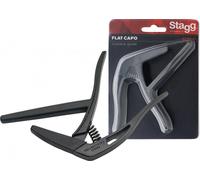 Stagg SCPX-FL BK Flat Trigger Capo - Black