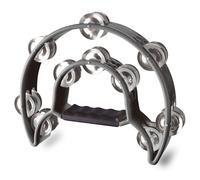 Stagg Cutaway Tambourine 20 Jingles Black