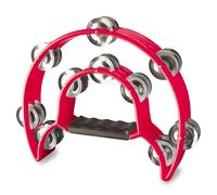 Stagg Cutaway Tambourine 20 Jingles Red