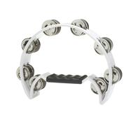 Stagg Cutaway Tambourine with 16 Jingles in White