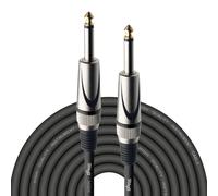 Stagg, Deluxe, Instrument, Cable, Jack, Heavy-Duty, Connectors, Metres, Feet, Black, 1/4, 6