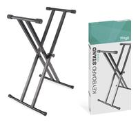 Stagg Double Braced X-Style Keyboard Stand Black