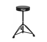 Stagg DT-32BK Black Double Braced Drum Throne Seat