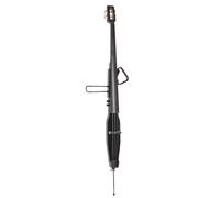 Stagg 3/4 Size , Solid Wood, Electric Upright Double Bass with Gig Bag, Violin Brown Finish