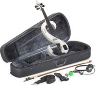 Stagg Electric Violin and Headphones+Soft Case/White