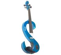 Stagg S-Shaped Electric Violin Outfit Metallic Blue