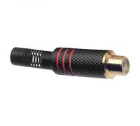 Stagg Female RCA Plug Black/Red