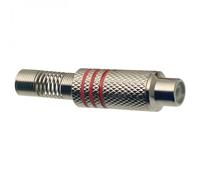 Stagg Female RCA Plug Nickel/Red