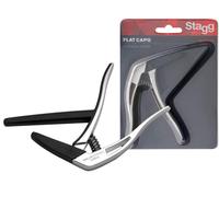 Stagg Flat Trigger Capo-Class Guitar-Chrome