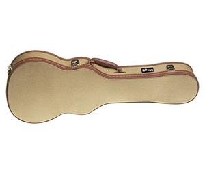 Stagg GCX-UKT Tweed Deluxe Hard Case for Tenor Ukulele - Gold