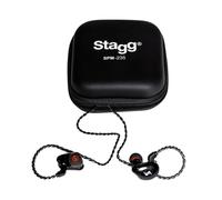 Stagg High-Resolution Sound-Isolating In-Ear Monitors Black