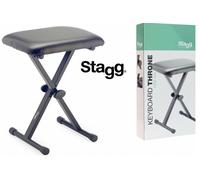 Stagg KEB-A10 Foldable, X Style, Padded Keyboard / Piano Stool Brand NEW