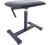 STAGG KEB-A70 Hydraulic Keyboard Bench with Vinyl Top, Satin Black
