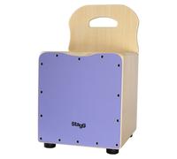 Stagg Kids Cajon With Back Rest Purple