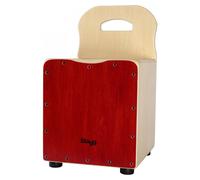 Stagg Kids Cajon With Back Rest Red