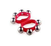 Stagg Large Wrist Bells Red