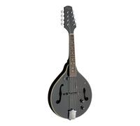 STAGG M50 E BLK Acoustic-Electric Bluegrass Mandolin with Nato Top, Black