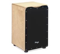 Stagg Medium Sized Black Cajon w/ Bag