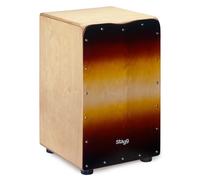 Stagg Medium Sized Sunburst Cajon w/ Bag